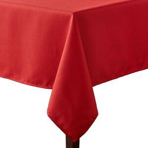 Fraser Red Sedona Tablecloth Kitchen Dining Table Polyester 60 x 84-inch NEW